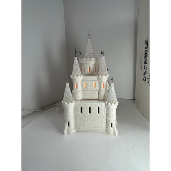 Department 56 Snow Carnival Ice Palace Snow Village lighted building w box - Picture 8 of 13